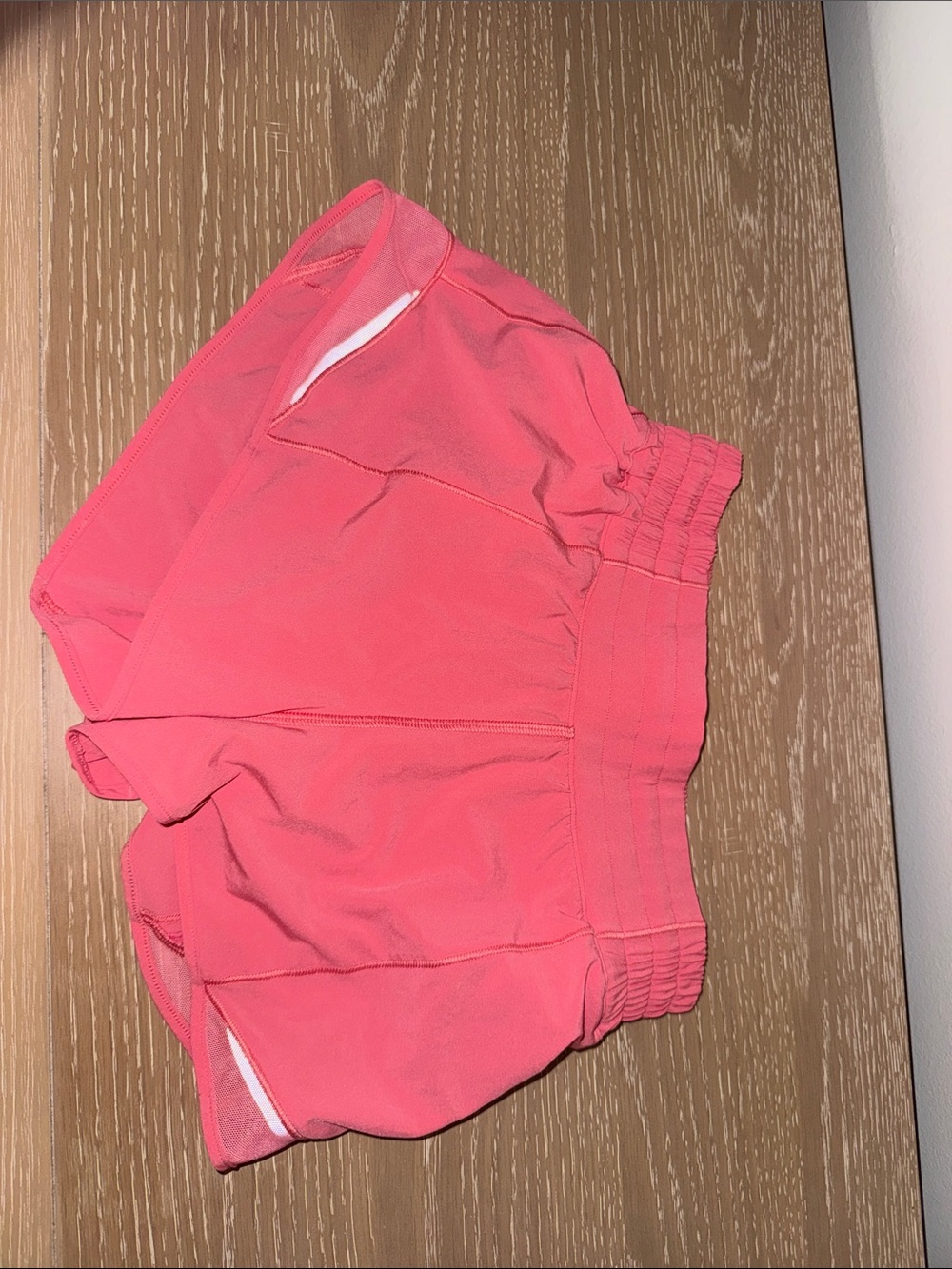 lululemon athletica Coral Pink Running Shorts